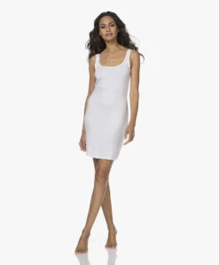 No Man'S Land Viscose Jersey Jurk - Wit