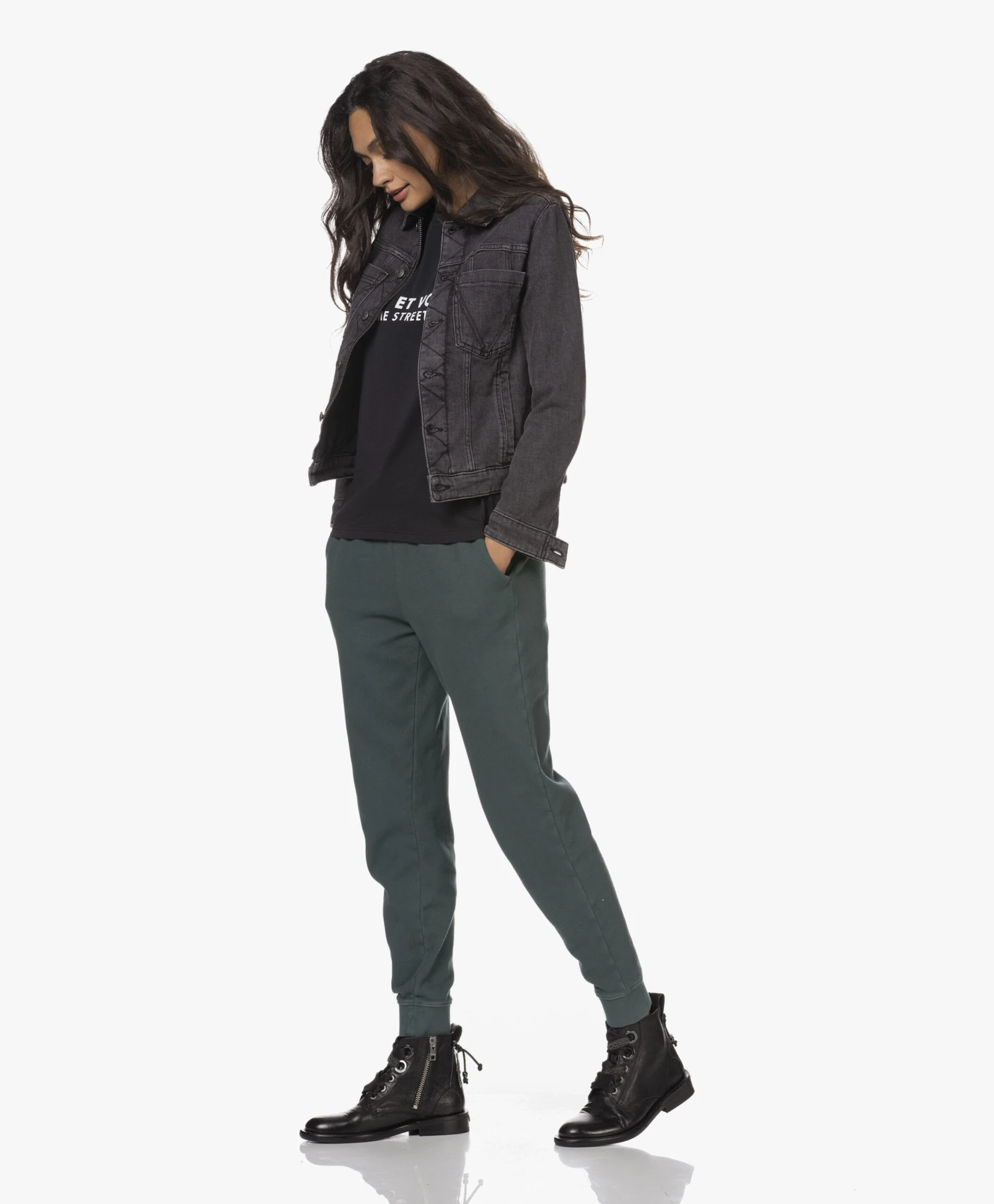 Zadig & Voltaire Laureen Roma Veterlaarzen - Zwart 5 Zadig & Voltaire Laureen Roma Veterlaarzen - Zwart - Afbeelding 5
