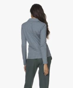 Belluna Marlo Katoenmix Jersey Blouse - Zeegroen -Mode Kleding 211013 b5397424 e46a 4b64 ac77 5a5c12c2d209