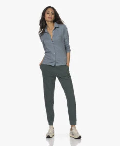 Belluna Marlo Katoenmix Jersey Blouse - Zeegroen -Mode Kleding 211013 cdf5e1b8 5b77 4b2d b9c7 f2b3de7af89a