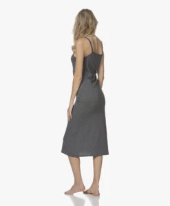 Skin Calyn Pima Katoenen Slip Dress - Charcoal Heather -Mode Kleding 211102 955599ad 7f76 4568 8761 cdc85a82930d