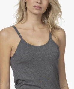 Skin Calyn Pima Katoenen Slip Dress - Charcoal Heather -Mode Kleding 211102 d391c18d 722d 4e51 bcfe fd75ac68c42b
