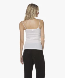 Hanro Katoenen Moments Spaghetti Top - Wit -Mode Kleding 211102 dc62cfa9 e14e 4dfc bd8d 05bf861cc24c