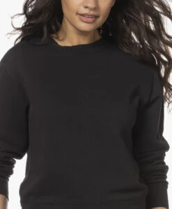 Vince Essential Katoenmix Cropped Sweatshirt - Zwart 19 Vince Essential Katoenmix Cropped Sweatshirt - Zwart -Mode Kleding 211104 8cf5ff53 12f9 47fa a076 df5292dfe850