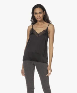 Love Stories Camelia Crush Satijnen Camisole - Zwart -Mode Kleding 211109 2b523408 dbfb 478c a773 03d21d2d434c