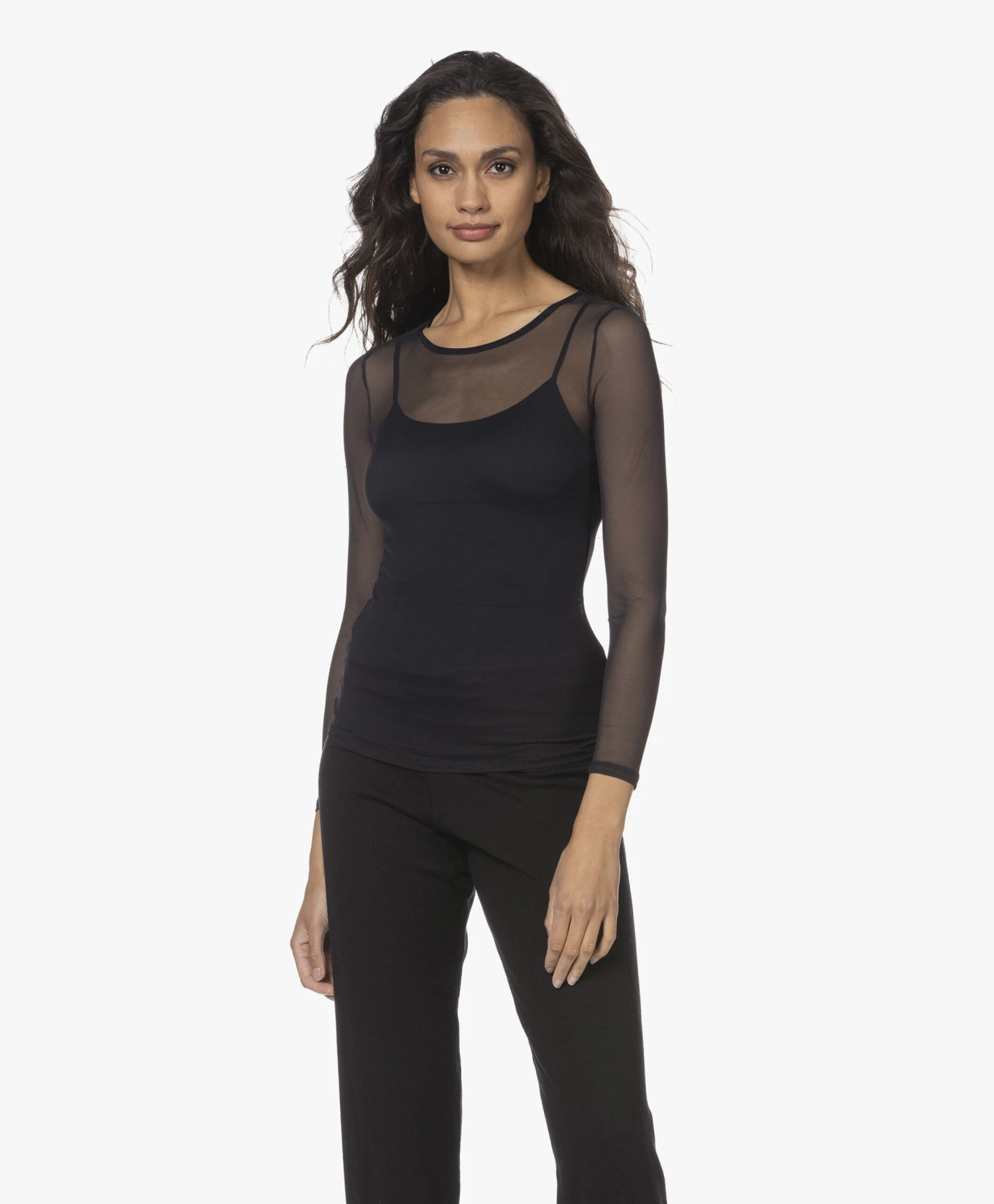 Hanro Soft Touch Modal Spaghetti Top - Zwart 8 Hanro Soft Touch Modal Spaghetti Top - Zwart - Afbeelding 8