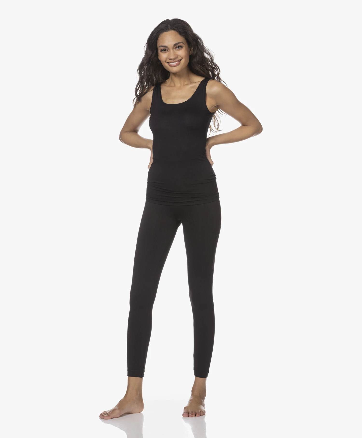 Hanro Soft Touch Modal Tanktop - Zwart 5 Hanro Soft Touch Modal Tanktop - Zwart - Afbeelding 5