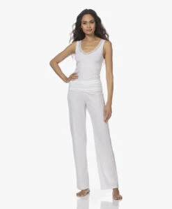 Hanro Cotton Deluxe Jersey Pyjamabroek - Wit 18 Hanro Cotton Deluxe Jersey Pyjamabroek - Wit -Mode Kleding 211125 4a59355f 3b77 4998 9fa3 551e8590e44b