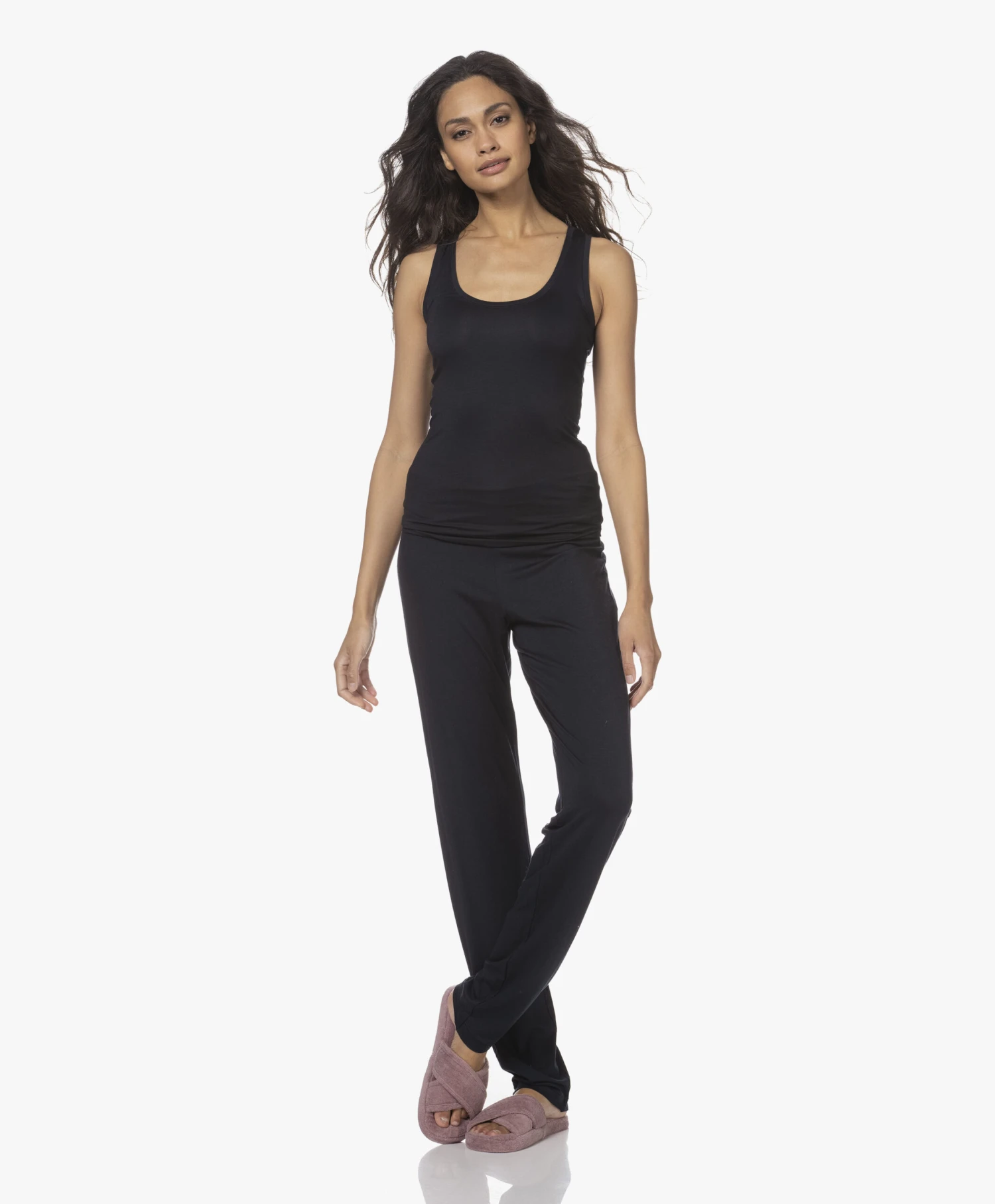 Hanro Modal Yoga Tanktop - Zwart 9 Hanro Modal Yoga Tanktop - Zwart - Afbeelding 9