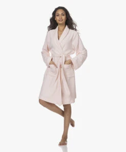 Hanro Robe Selection Fleece Pluche Badjas - Tender Rose -Mode Kleding 211202 2d7aa994 79b9 44d7 9637 17d4060bc12b