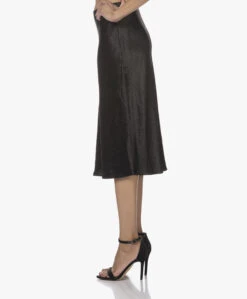 Vince Crush Satijnen Midi Rok - Zwart -Mode Kleding 211202 de3e8f84 c766 4edb 8550 b7484a2d8f02