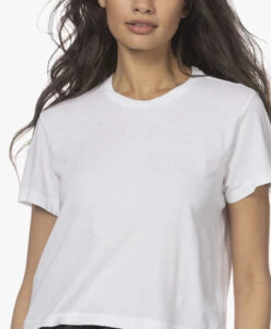 Re/Done + Hanes 50S Katoenen Boxy T-Shirt - Optic White -Mode Kleding 211207 441ce103 5bf9 46b6 8e2d 4b6051d56852