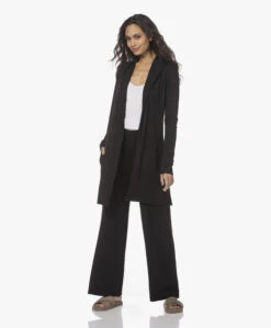 Skin Dubbellaagse Jersey Wijde Pijpen Broek - Zwart -Mode Kleding 211209 03ddd8c0 ba15 4abc 93a9 ed24b5cd1ad2 1