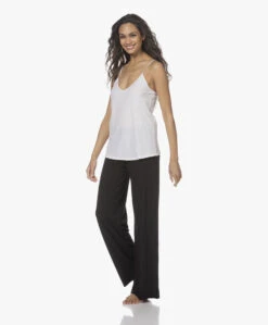 Skin Dubbellaagse Jersey Wijde Pijpen Broek - Zwart -Mode Kleding 211209 7fff34e6 e2c2 4d68 b3fc d6005176cf91