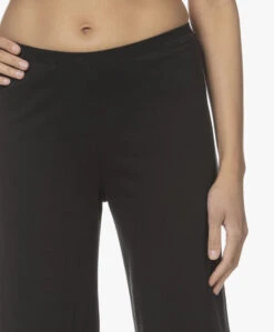 Skin Dubbellaagse Jersey Wijde Pijpen Broek - Zwart -Mode Kleding 211209 960cf663 719b 4f1f a568 1b02f58391da