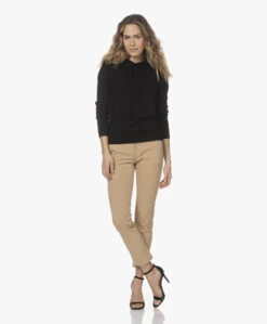 Joseph Gebreide Wol En Cashmere Capuchontrui - Zwart -Mode Kleding 211214 7480d7e1 aa9c 4d1c 8f9d ccb976bdae93