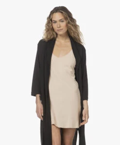 Skin Carina Pima Katoenen Jersey Badjas - Zwart 15 Skin Carina Pima Katoenen Jersey Badjas - Zwart -Mode Kleding 211214 94c00dec 3247 489c b24d 1f26c3d1981f