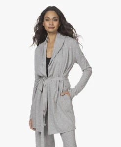 Skin Dubbellaagse Jersey Badjas - Grijs Mêlee -Mode Kleding 211216 281334d4 b086 435a 99e7 9f2c8f7175c0