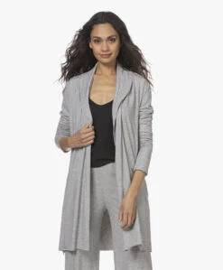 Skin Dubbellaagse Jersey Badjas - Grijs Mêlee -Mode Kleding 211216 361cdab9 c76c 4a35 9387 ecc3ebfe6f6a