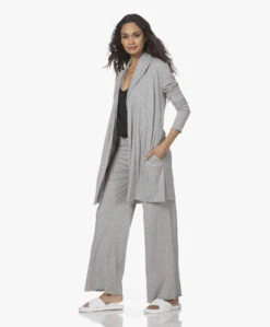 Skin Dubbellaagse Jersey Badjas - Grijs Mêlee -Mode Kleding 211216 4c0c9100 2928 4335 a055 24558387d63f