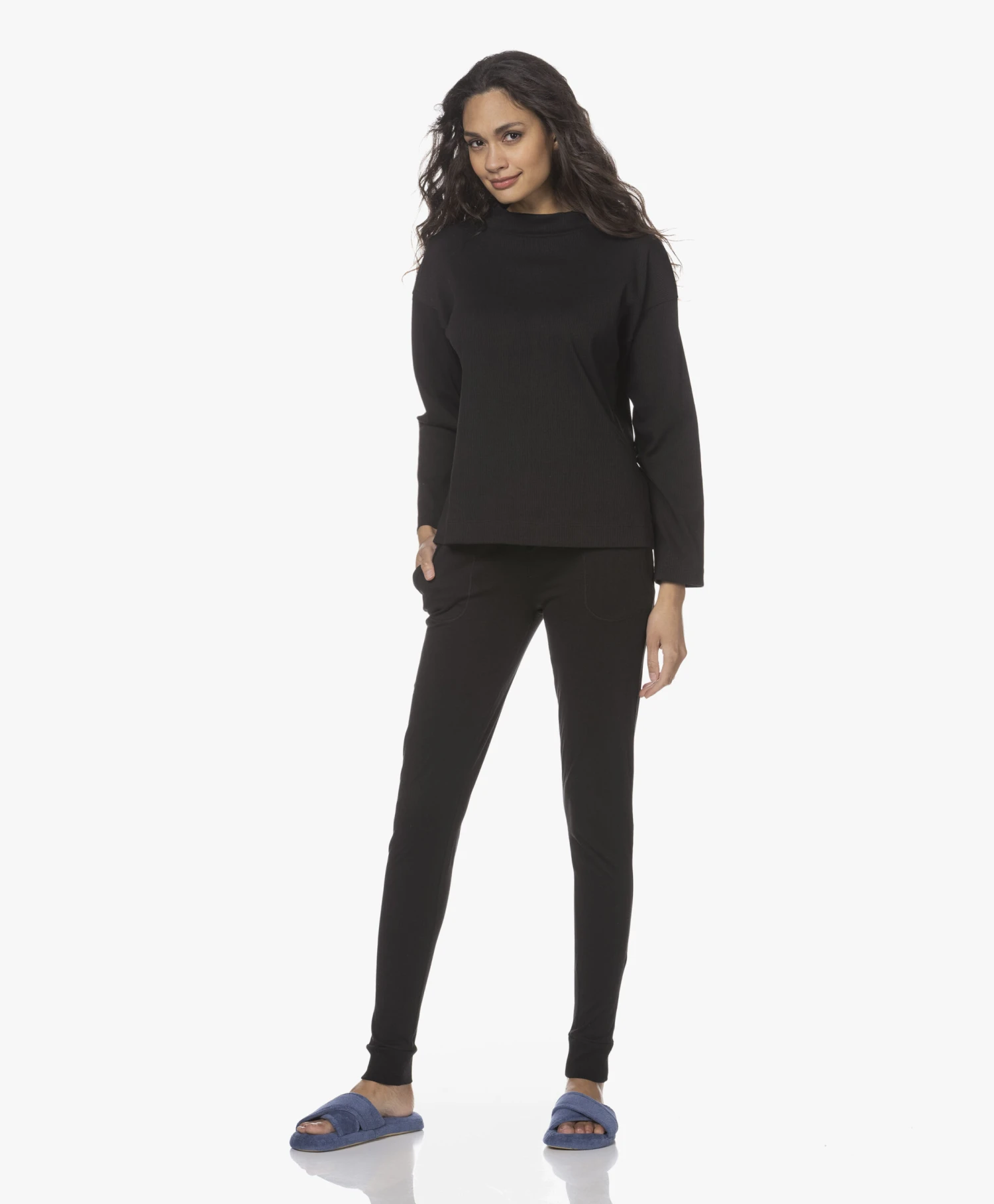 Skin Kyoto Katoenen Terry Slippers - Azure Blue 9 Skin Kyoto Katoenen Terry Slippers - Azure Blue - Afbeelding 9