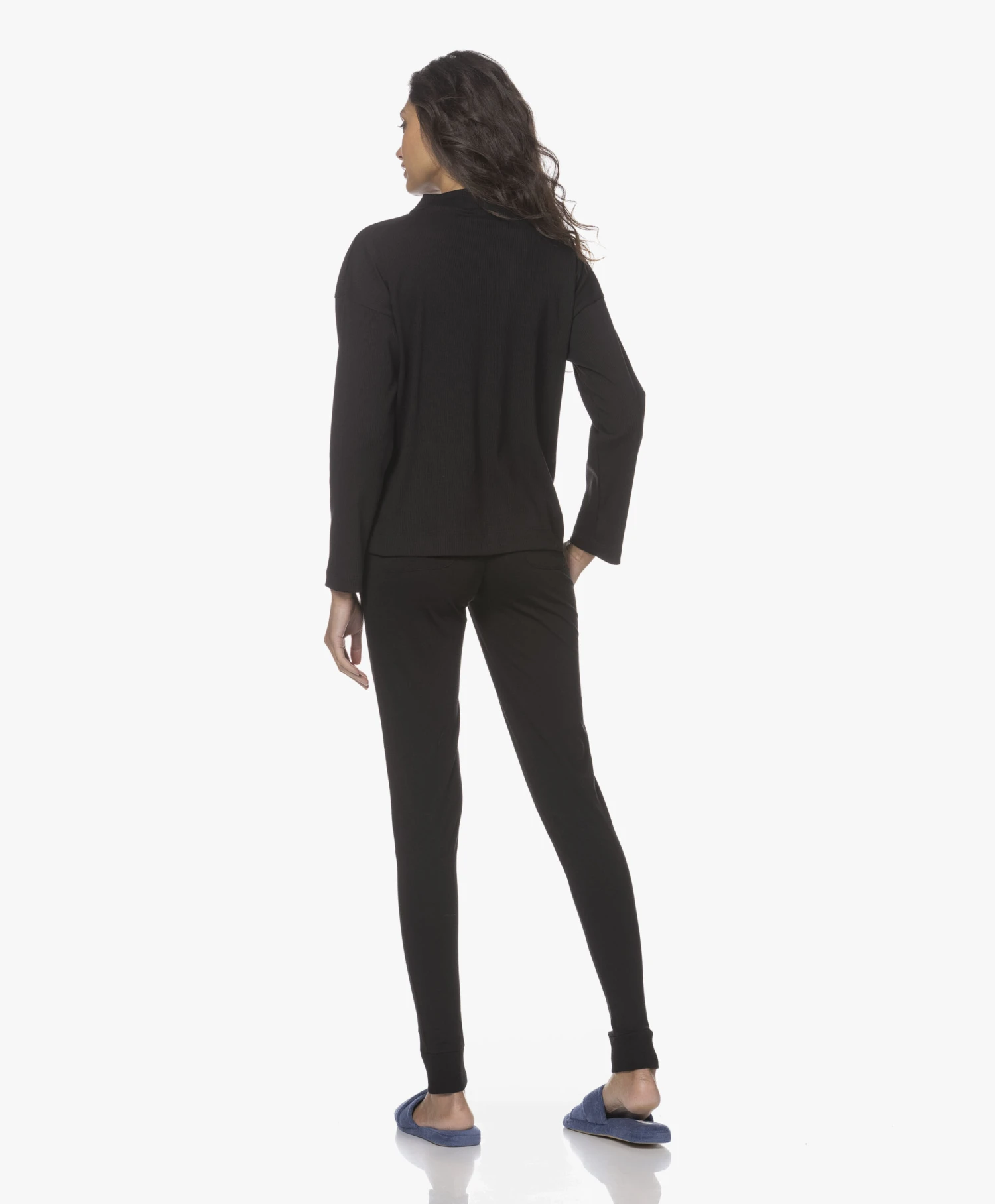 Skin Kyoto Katoenen Terry Slippers - Azure Blue 11 Skin Kyoto Katoenen Terry Slippers - Azure Blue - Afbeelding 11