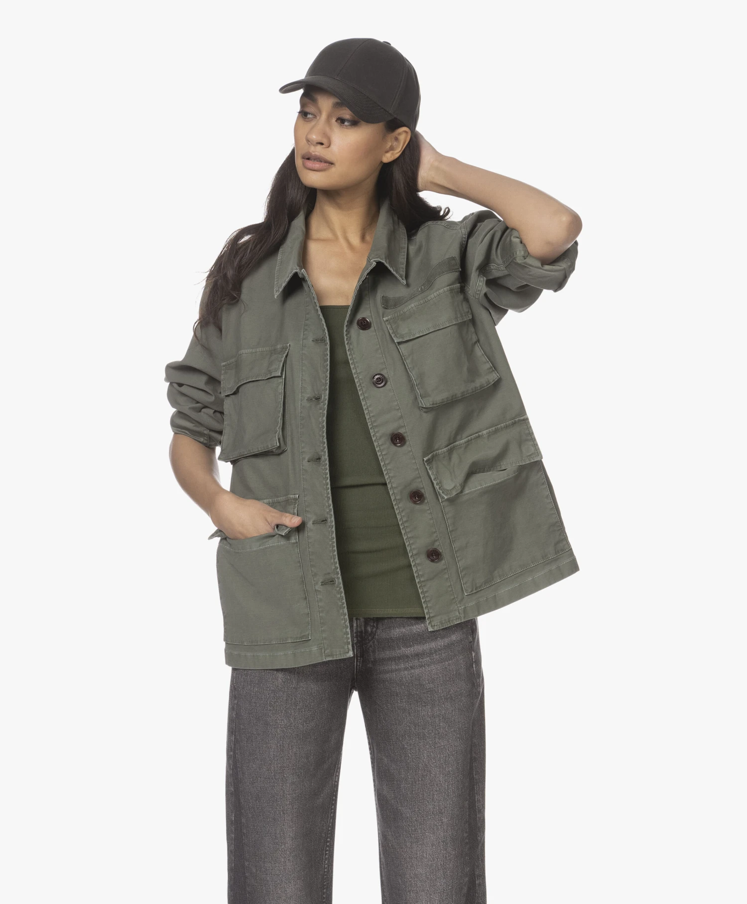 Varsity Headwear Oilskin Pet - Ivy Green 2 Varsity Headwear Oilskin Pet - Ivy Green - Afbeelding 2