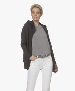 Majestic Filatures Soft Touch Sweatervest - Antraciet Mêlee -Mode Kleding 220201 547196ad 3303 4e23 8770 0d25828e9c8a