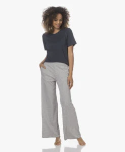 Skin Chistine Katoenen Jersey Broek - Grijs Mêlee -Mode Kleding 220316 e979e196 f97b 4440 ae58 ebffa026acf0