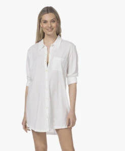 Skin Claire Pima Katoenen Nachthemd - White -Mode Kleding 220317 1cbc37fb 3752 4319 a49a 40ec6c286a5d