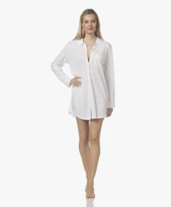 Skin Claire Pima Katoenen Nachthemd - White -Mode Kleding 220317 1f1389c7 737e 44f6 85c9 4db215db3620