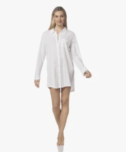 Skin Claire Pima Katoenen Nachthemd - White -Mode Kleding 220317 653d9713 3c16 4dbe b803 17a1a7c7f2de