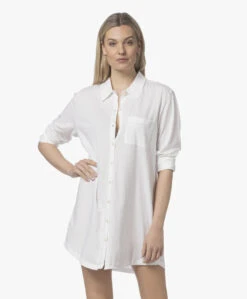 Skin Claire Pima Katoenen Nachthemd - White -Mode Kleding 220317 eee29fa0 0ca9 4010 bfee 0601975331e4