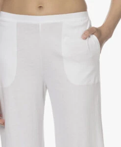 Skin Chistine Katoenen Jersey Broek - Wit -Mode Kleding 220318 902061dd fb3a 4e42 bc2f 332194e77810