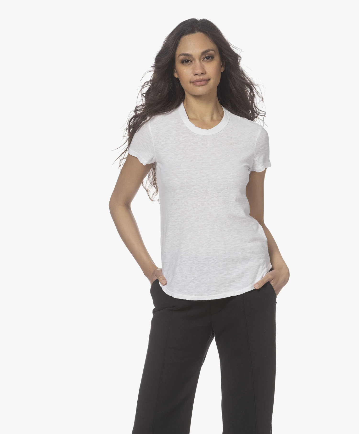 James Perse Supima Slub Jersey T-Shirt - Wit 3 James Perse Supima Slub Jersey T-Shirt - Wit - Afbeelding 3