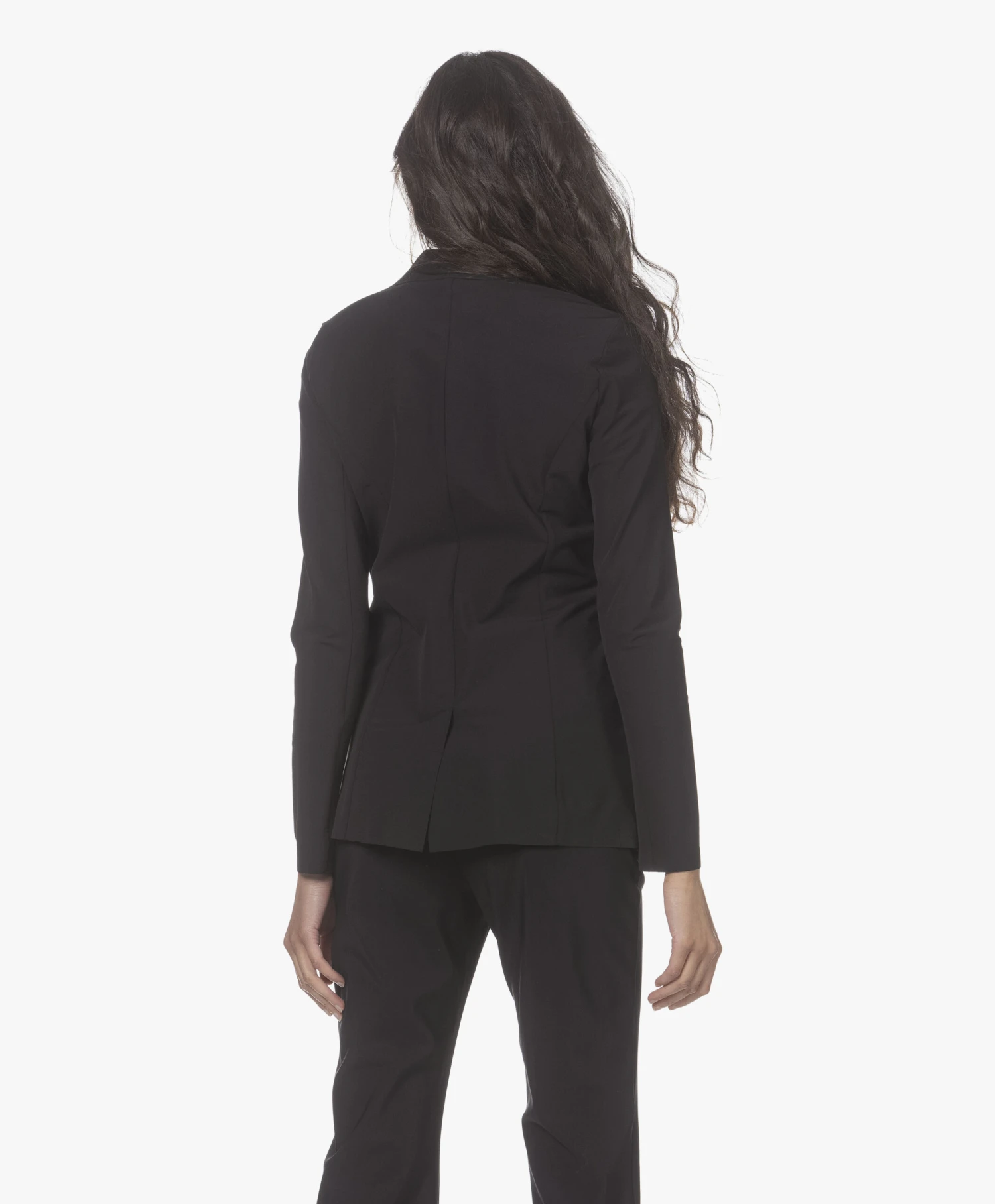 Japantky Yuu Getailleerde Blazer - Diepzwart 4 Japantky Yuu Getailleerde Blazer - Diepzwart - Afbeelding 4