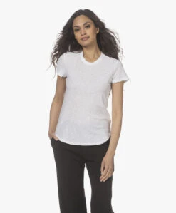 James Perse Supima Slub Jersey T-Shirt - Wit 24 James Perse Supima Slub Jersey T-Shirt - Wit -Mode Kleding 220322 f91ee35d 9325 4370 acac ad394f34516a