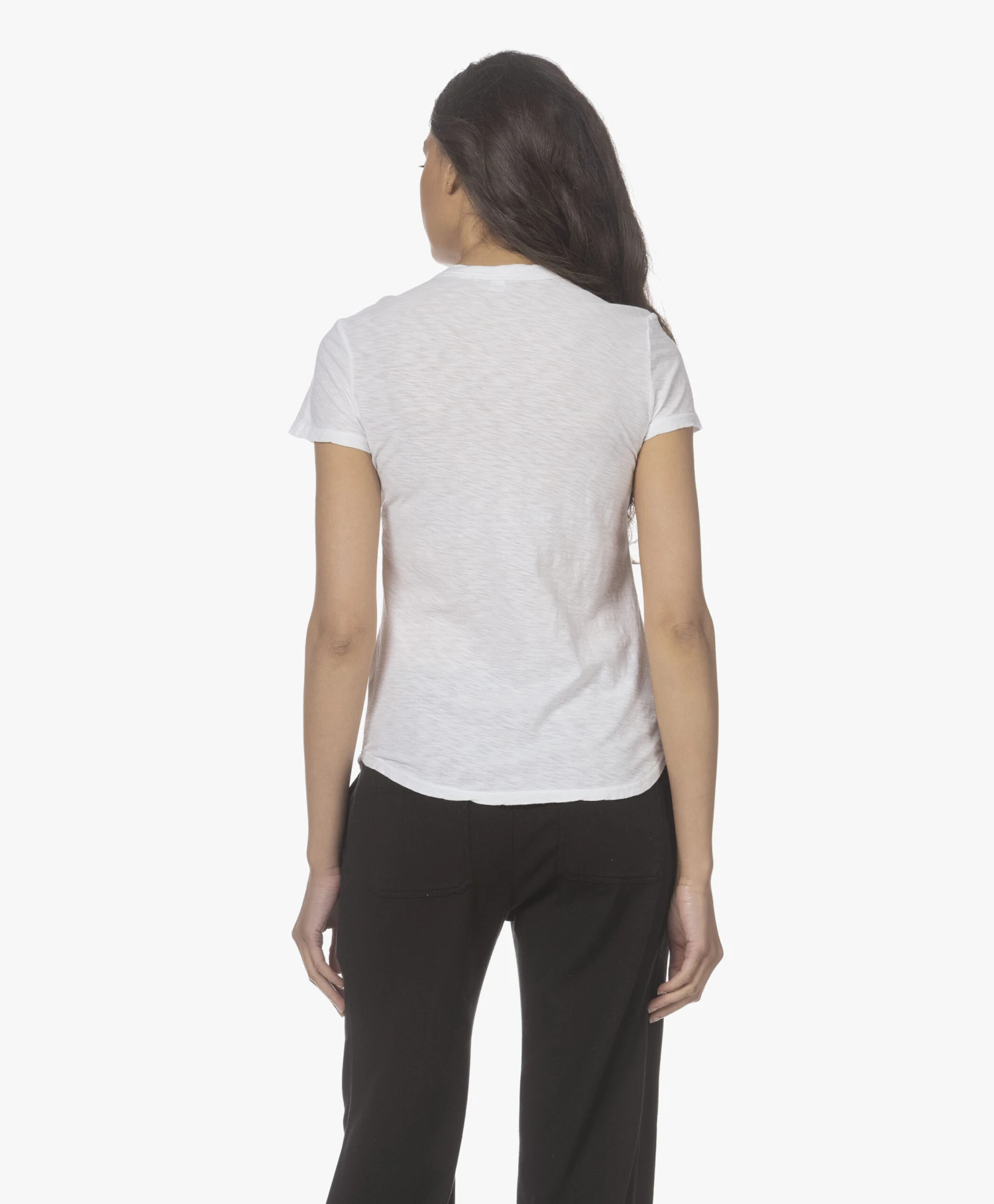 James Perse Supima Slub Jersey T-Shirt - Wit 4 James Perse Supima Slub Jersey T-Shirt - Wit - Afbeelding 4