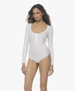 Wolford Henley Stretch-Modal String Body - Wit -Mode Kleding 220329 6e446178 f6c0 4731 831b 989155fb3f03