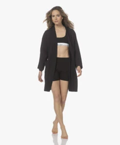 Hammam34 The Pheasant Geborduurde Katoenen Kimono - Zwart -Mode Kleding 220330 93bacaf2 4ee2 4403 bb66 8b54b8871487