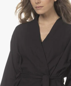 Hammam34 The Pheasant Geborduurde Katoenen Kimono - Zwart -Mode Kleding 220330 afb8a594 6aa9 4c39 a1ae edf915fc2c69