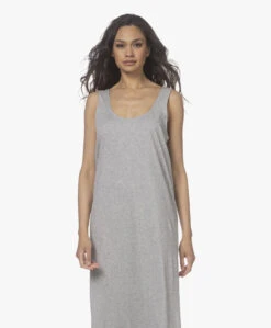 Skin Charlyse Pima Katoenen Mouwloze Jurk - Grijs Mêlee -Mode Kleding 220407 34264321 a563 46e2 a9c6 4c0e82db35d5