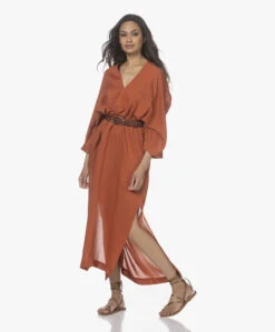Su Paris Tao Viscose-Zijde Kaftan - Brick -Mode Kleding 220408 af922dcf 6071 4468 ab5e 870b55c03cc2