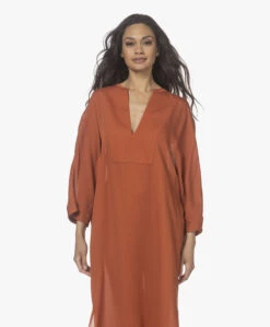 Su Paris Tao Viscose-Zijde Kaftan - Brick -Mode Kleding 220408 f8e49147 84c7 441d 9c4d 33d450c6b4b1