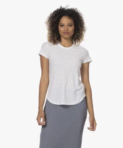 James Perse Supima Slub Jersey T-Shirt - Wit 23 James Perse Supima Slub Jersey T-Shirt - Wit -Mode Kleding 220510 391b0a53 2937 40f7 8e7e 3e0dd880c67e