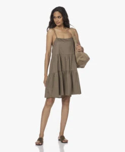 Atp Atelier Rosa Suède Leren Slippers - Kaki Bruin -Mode Kleding 220519 8d167b4f 26ec 43f1 aca6 8ce98d0bc8c0