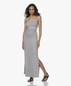 Japantky Ryoko Modal Rib Jersey Maxi Rok - Grijs Mêlee -Mode Kleding 220531 1f0cbd6a fb23 4466 8846 c0c022df9e95