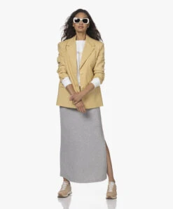 Japantky Ryoko Modal Rib Jersey Maxi Rok - Grijs Mêlee -Mode Kleding 220531 3b8f707c 9879 4326 a2b9 a6b894a69690