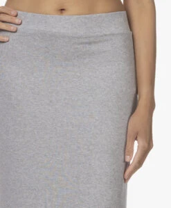 Japantky Ryoko Modal Rib Jersey Maxi Rok - Grijs Mêlee -Mode Kleding 220531 a3b202dd 160c 4e21 a169 07e4dcc23886