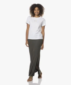 Japantky Ryoko Modal Rib Jersey Maxi Rok - Groen -Mode Kleding 220622 0e8a2a96 087c 4f0b 9c58 c6a990917a6d